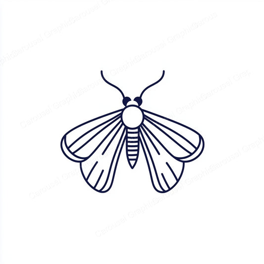 Moth Vector Graphic preview