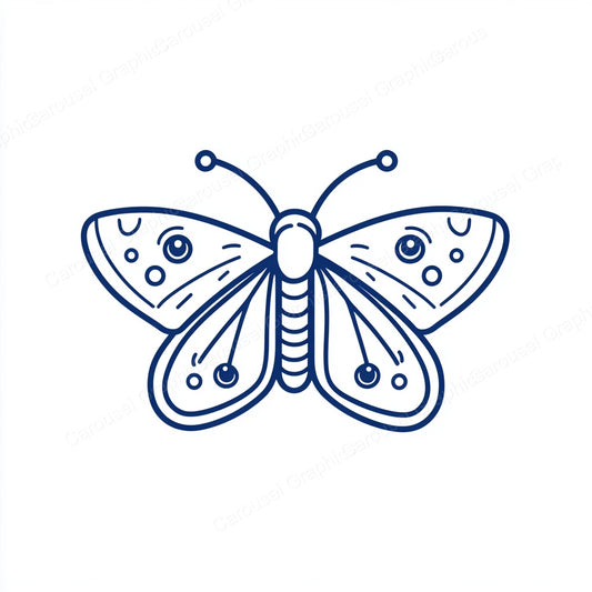 Moth Vector Graphic preview