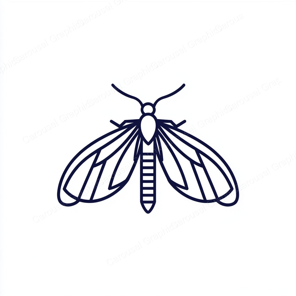 Moth Vector Graphic preview