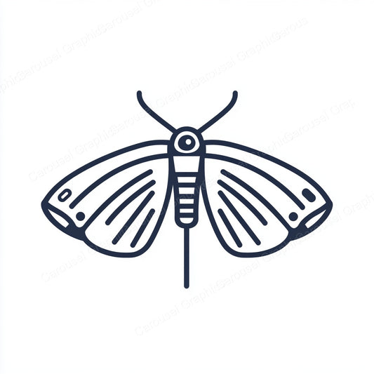Moth Vector Graphic preview