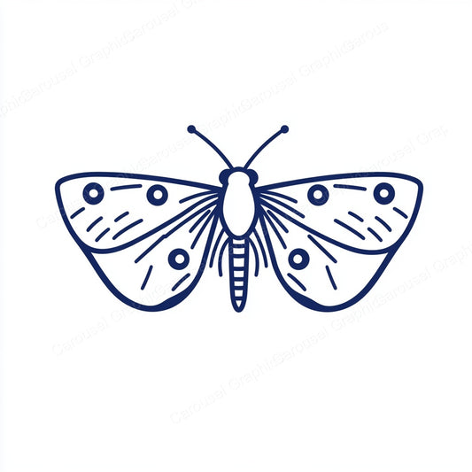 Moth Vector Graphic preview
