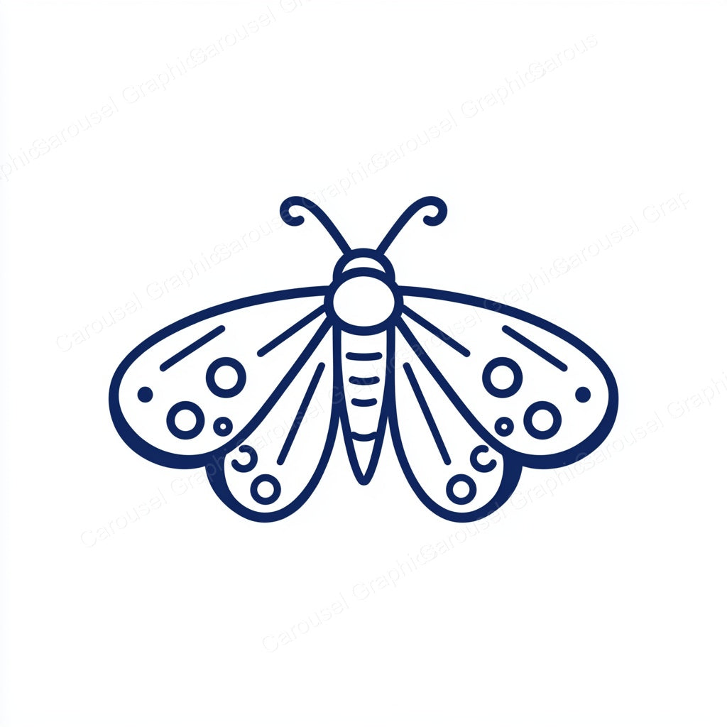 Moth Vector Graphic preview