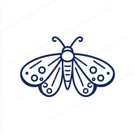 Moth Vector Graphic preview