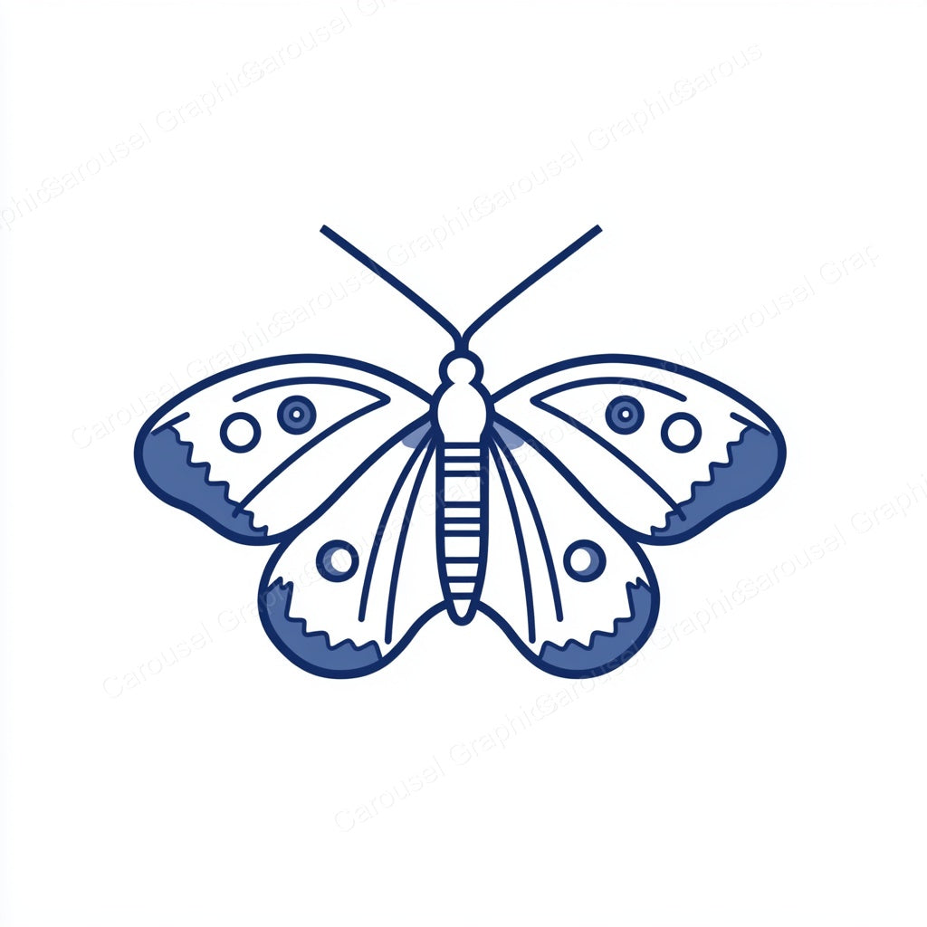 Moth Vector Graphic preview