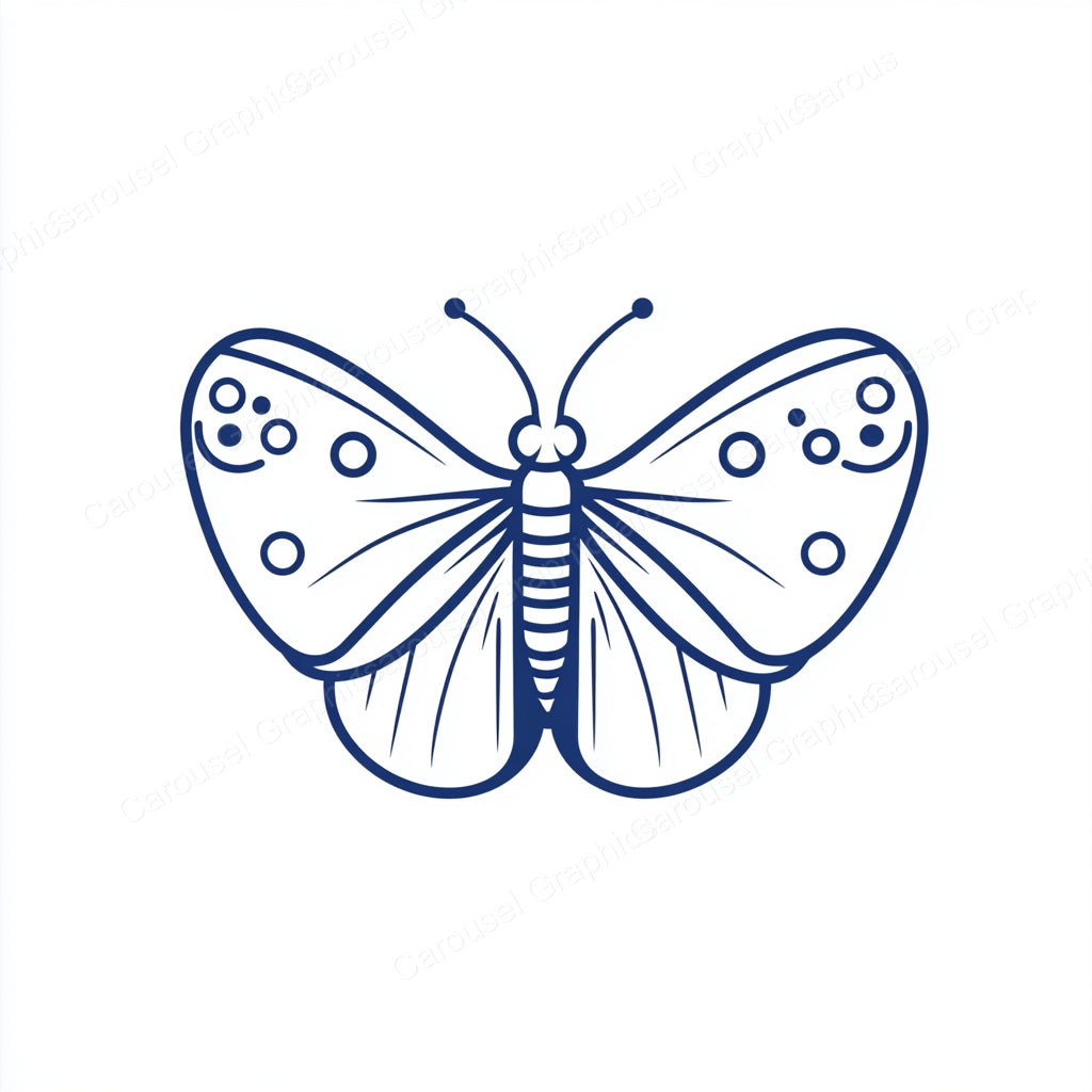 Moth Vector Graphic preview