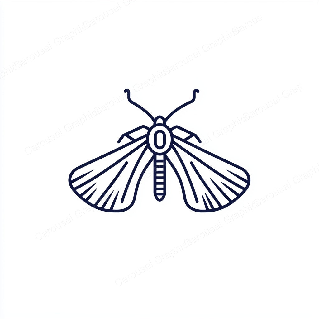Moth Vector Graphic preview