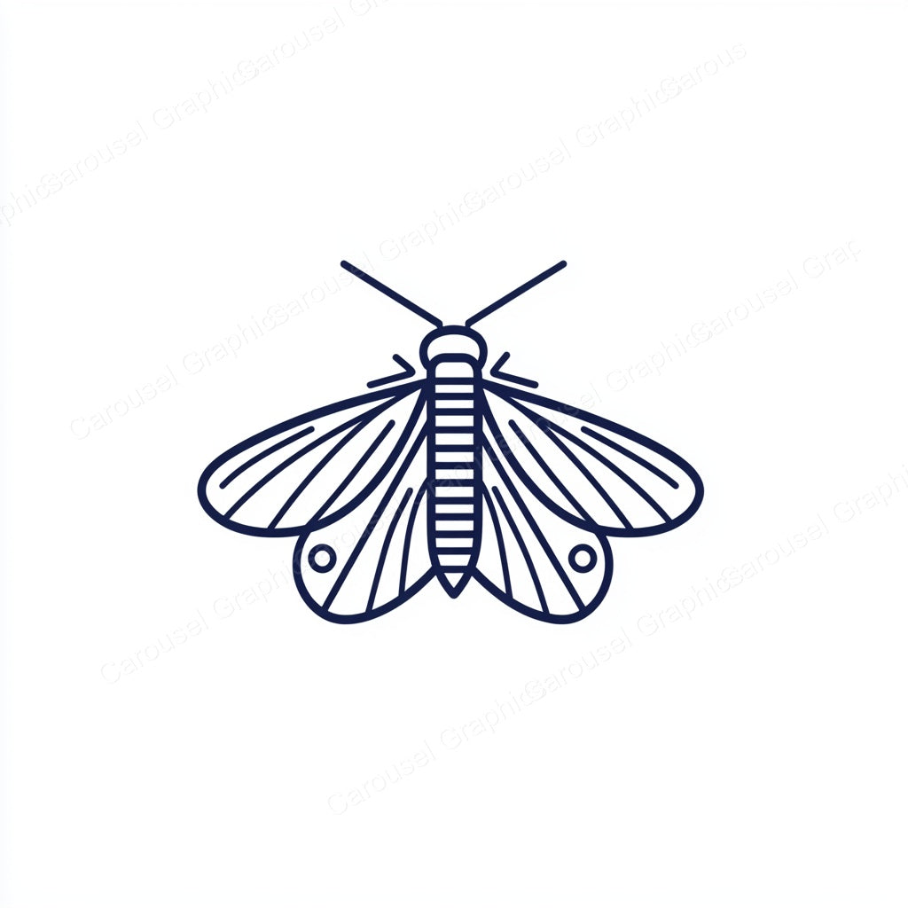 Moth Vector Graphic preview