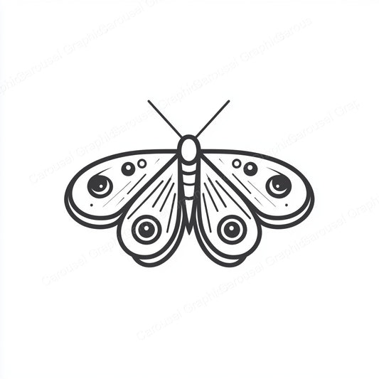 Moth Vector Graphic preview