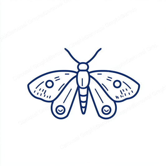 Moth Vector Graphic preview