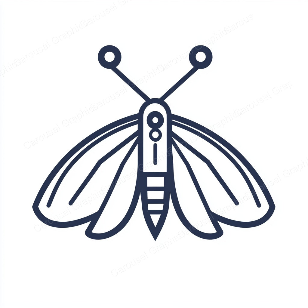 Moth Vector Graphic preview