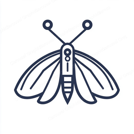 Moth Vector Graphic preview