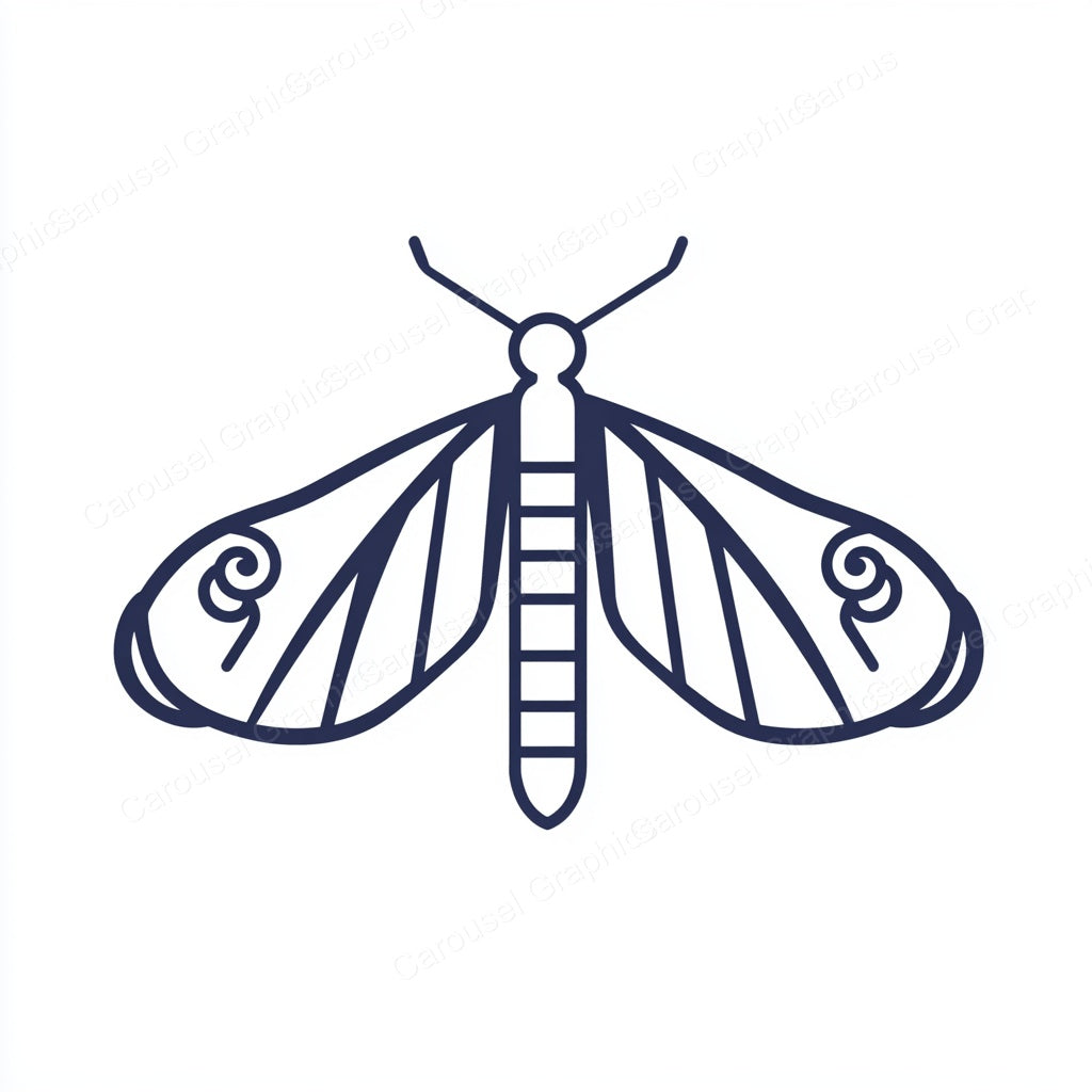 Moth Vector Graphic preview