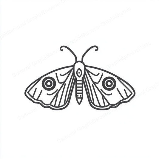 Moth Vector Graphic preview