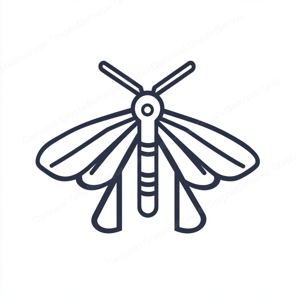 Moth Vector Graphic preview