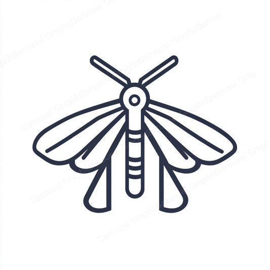 Moth Vector Graphic preview