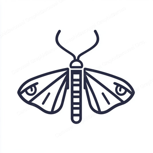 Moth Vector Graphic preview