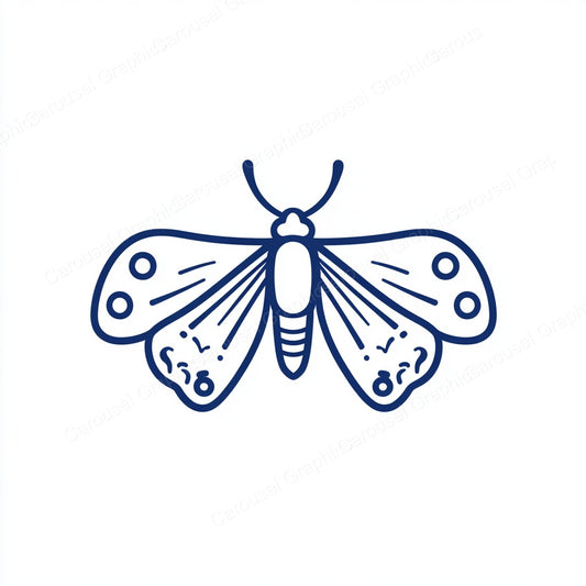 Moth Vector Graphic preview