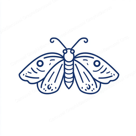 Moth Vector Graphic preview