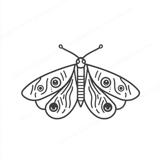 Moth Vector Graphic preview