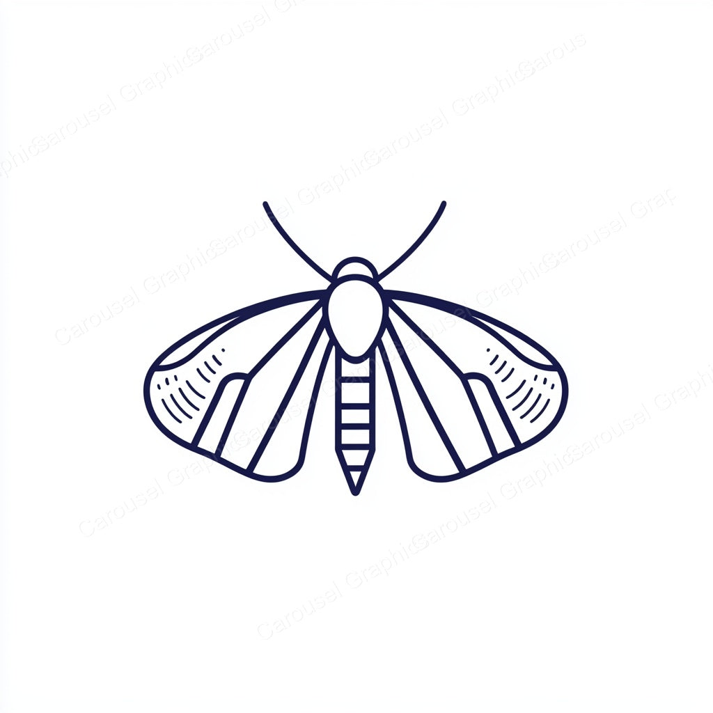 Moth Vector Graphic preview