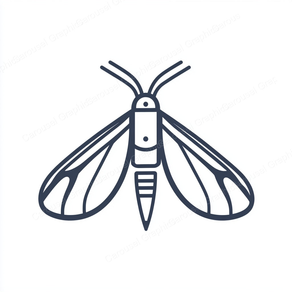 Moth Vector Graphic preview