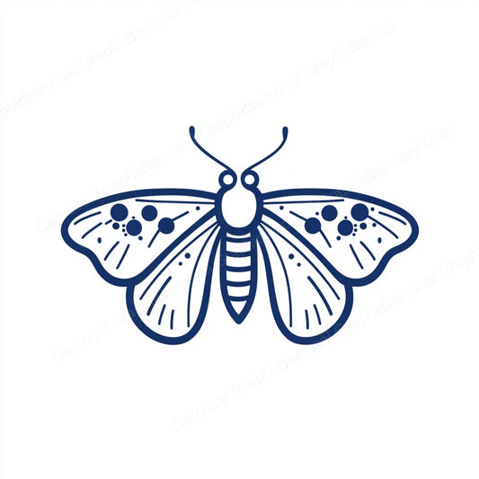 Moth Vector Graphic preview