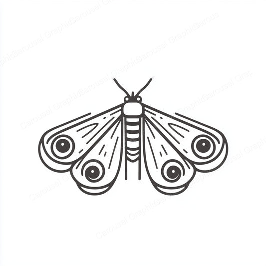 Moth Vector Graphic preview