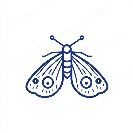 Moth Vector Graphic preview