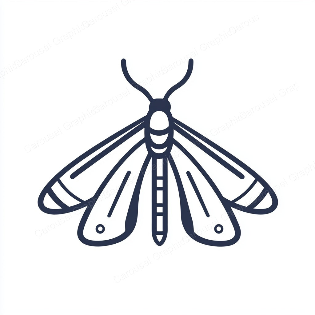 Moth Vector Graphic preview