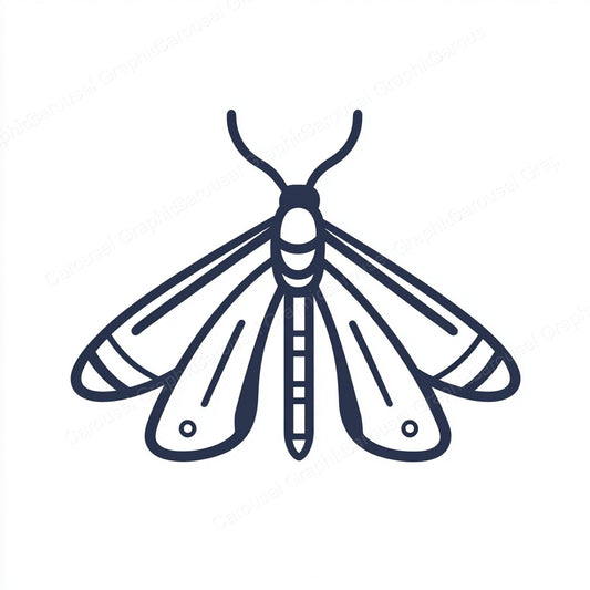 Moth Vector Graphic preview