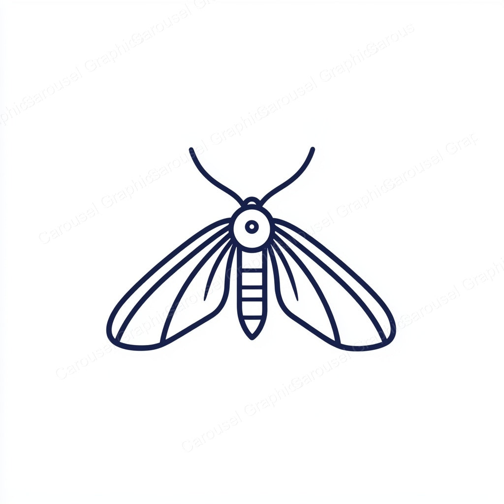 Moth Vector Graphic preview