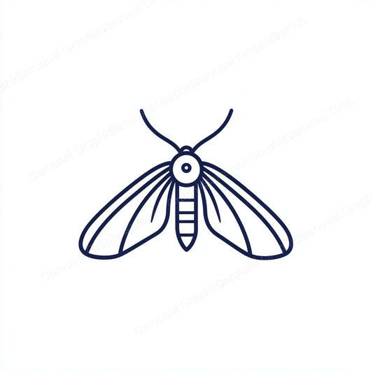 Moth Vector Graphic preview