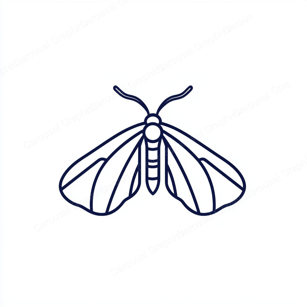 Moth Vector Graphic preview