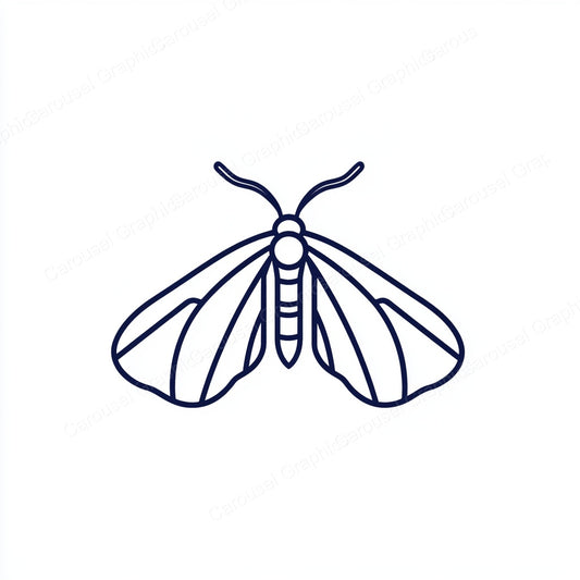 Moth Vector Graphic preview