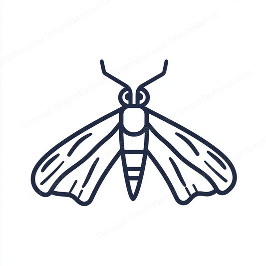 Moth Vector Graphic preview