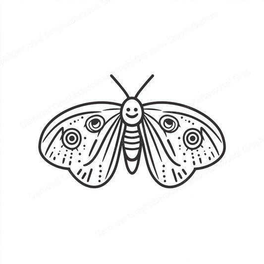 Moth Vector Graphic preview