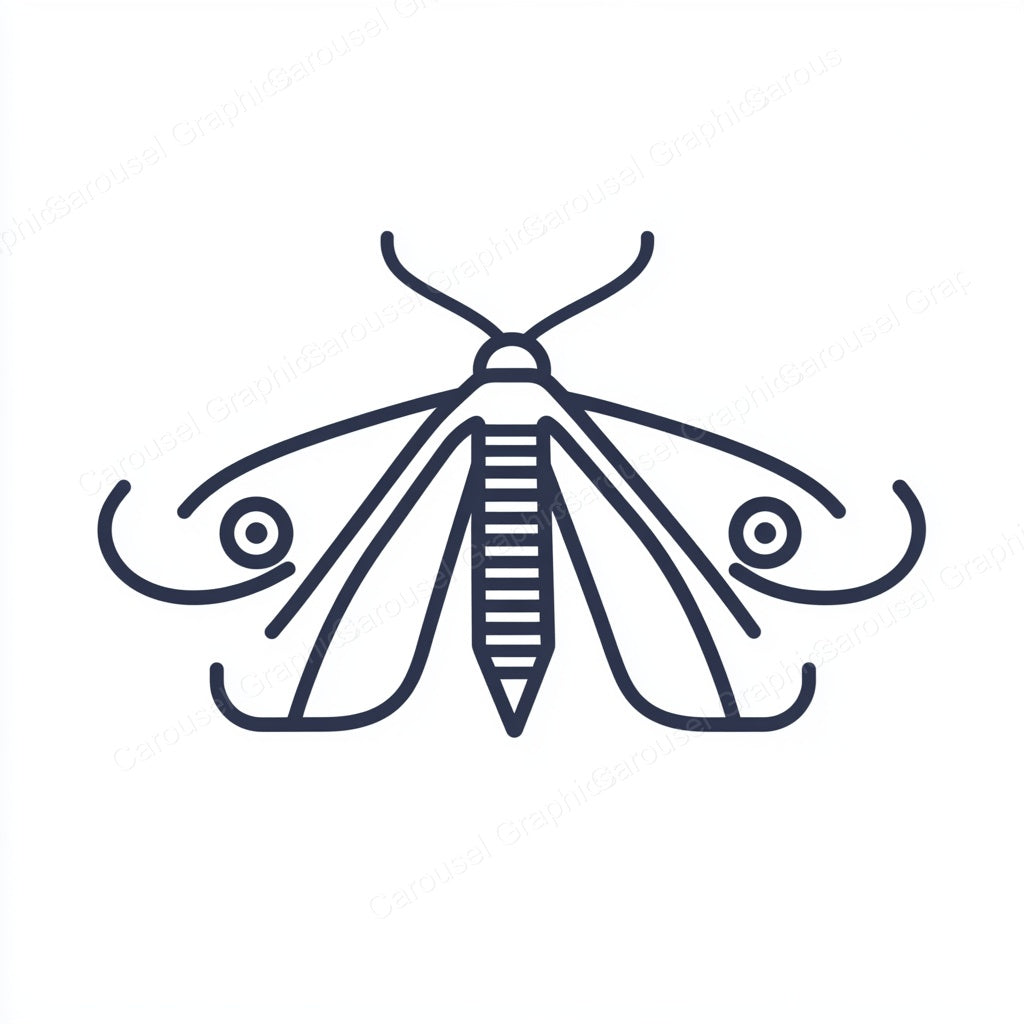 Moth Vector Graphic preview