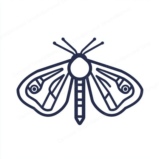 Moth Vector Graphic preview