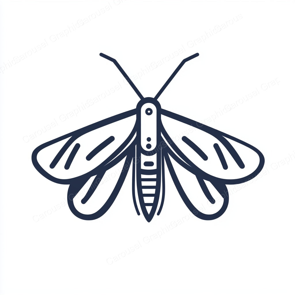 Moth Vector Graphic preview