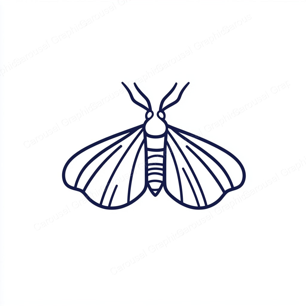 Moth Vector Graphic preview