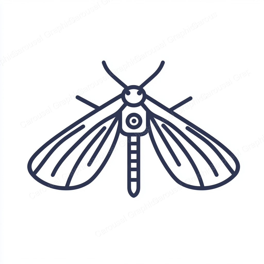 Moth Vector Graphic preview