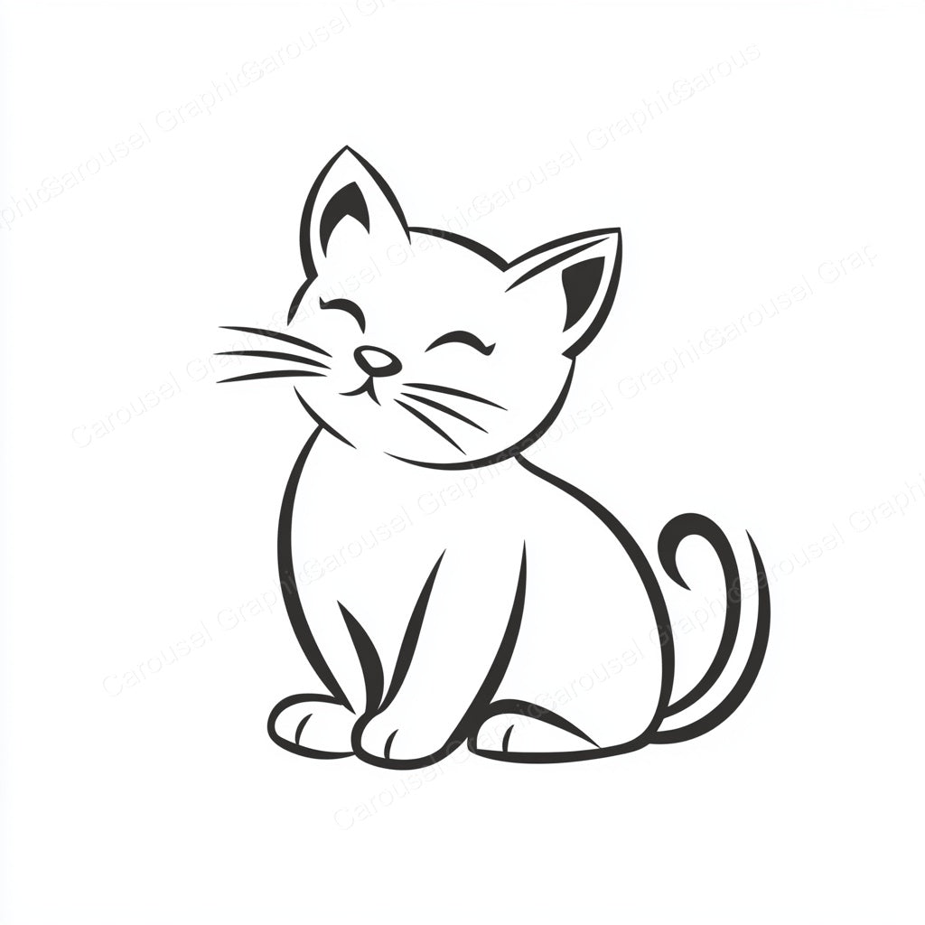 Kitten Vector Graphic preview