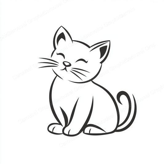 Kitten Vector Graphic preview