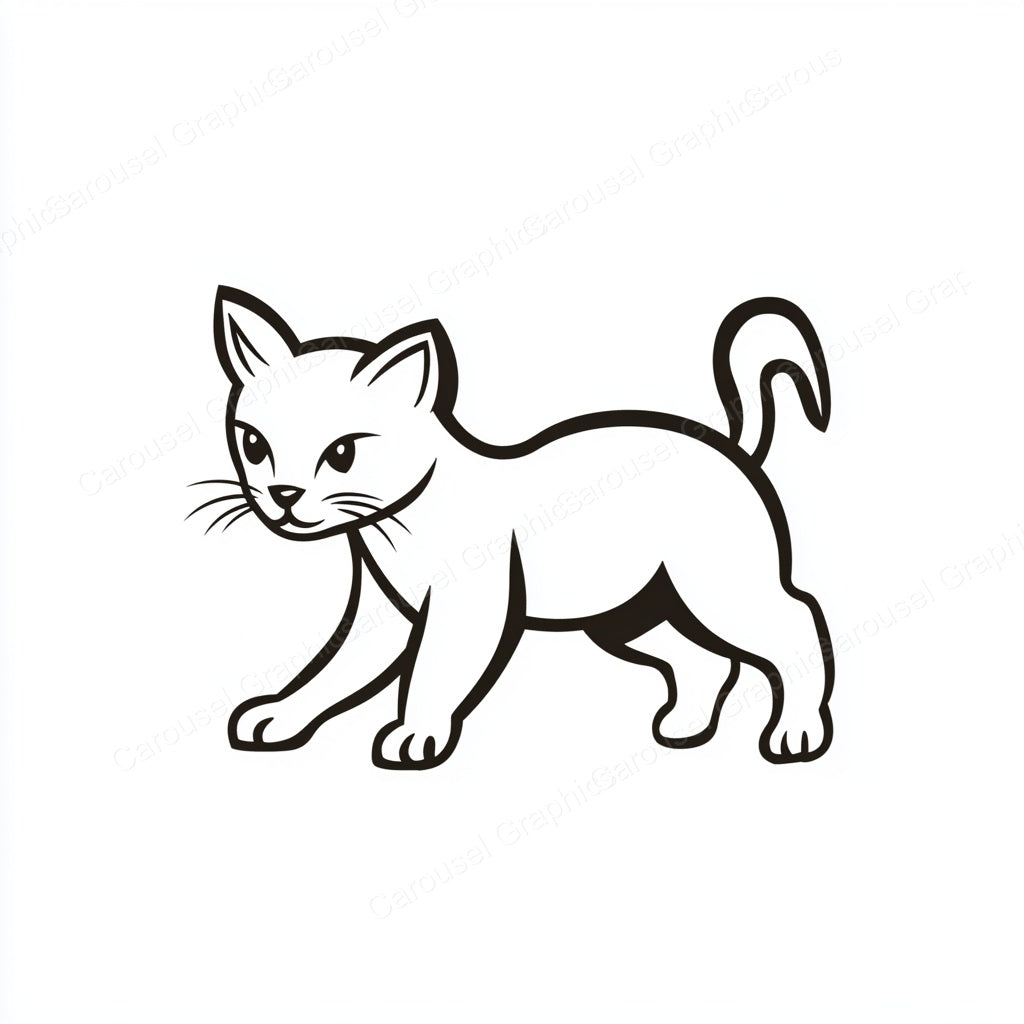 Kitten Vector Graphic preview