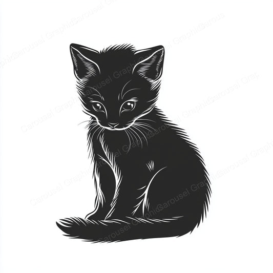 Kitten Vector Graphic preview