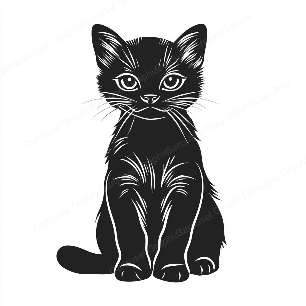 Kitten Vector Graphic preview