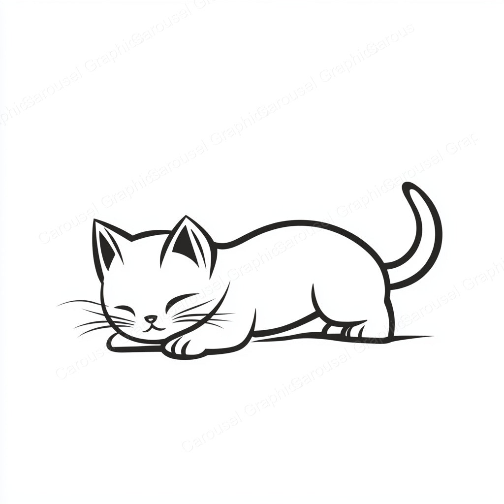 Kitten Vector Graphic preview