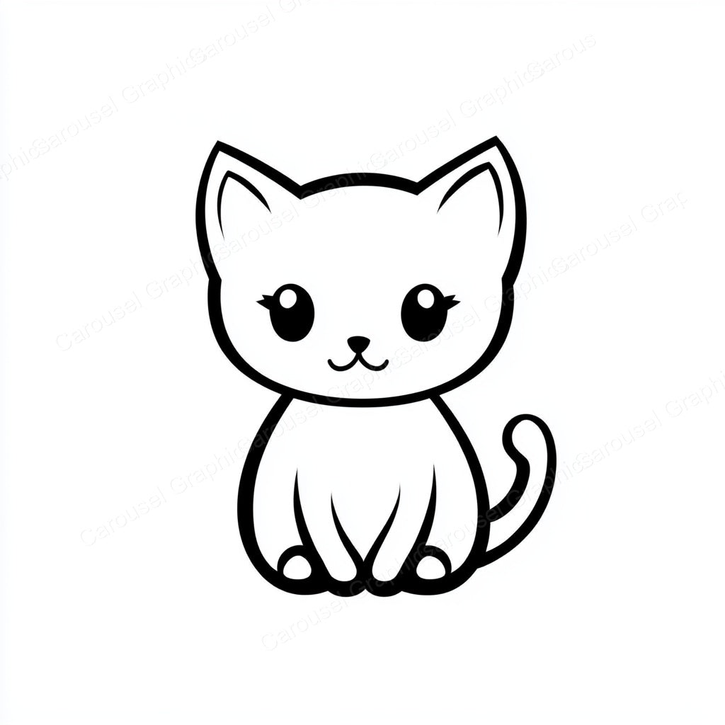 Kitten Vector Graphic preview