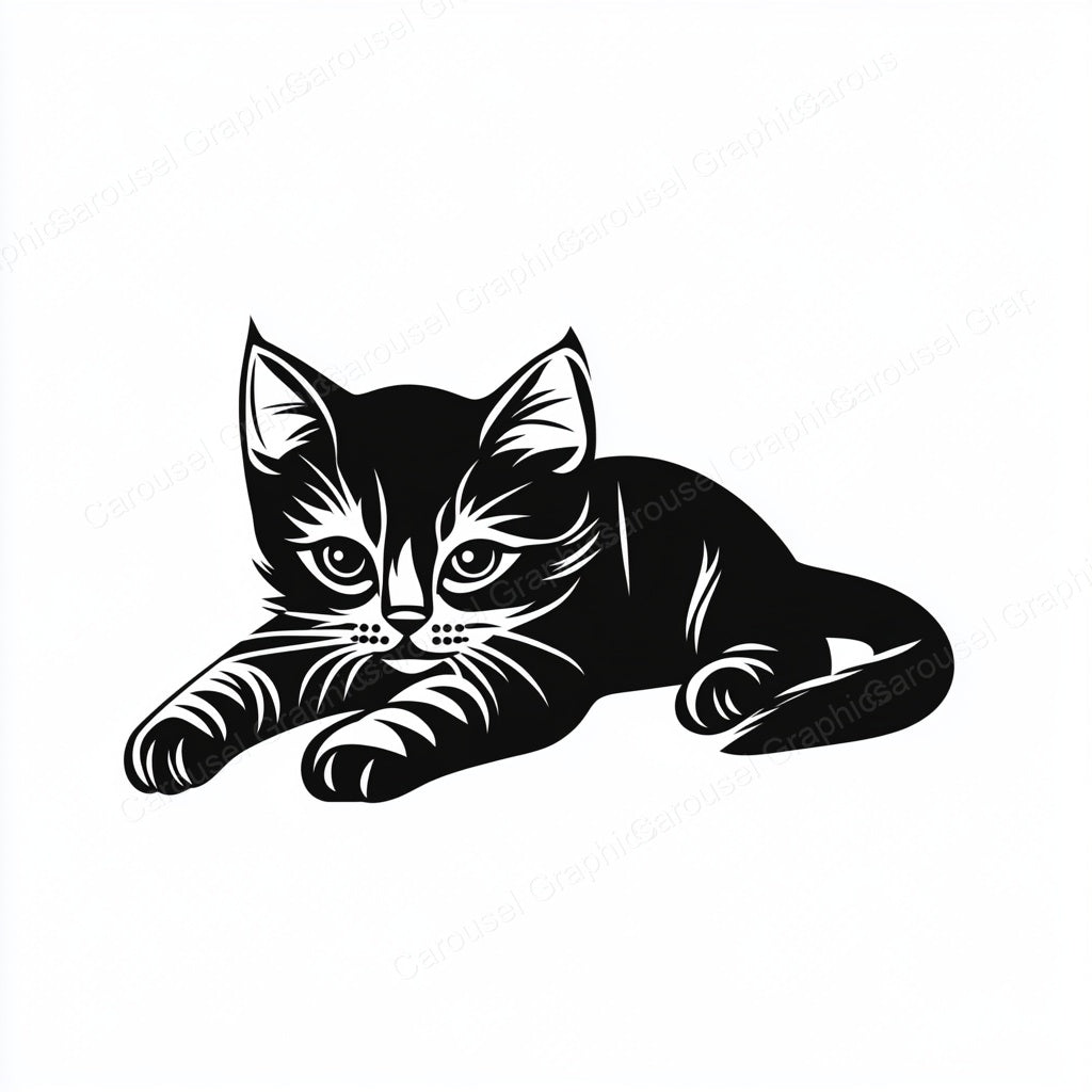 Kitten Vector Graphic preview