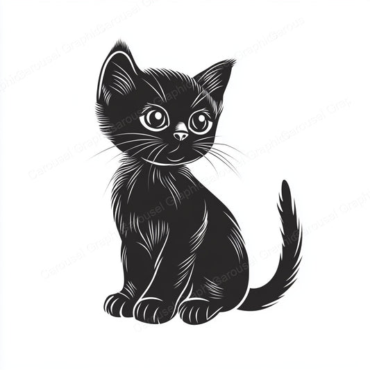 Kitten Vector Graphic preview